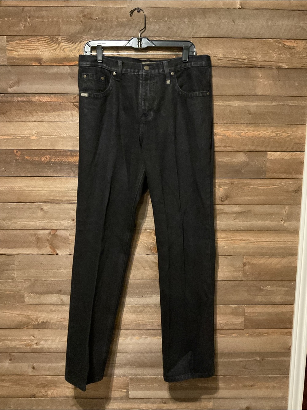 Vintage 90s Rockies Black Jeans Bareback Western  Relaxed Tapered Women’s 14